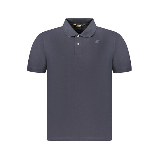 K-WAY Blue Cotton Men Polo Shirt