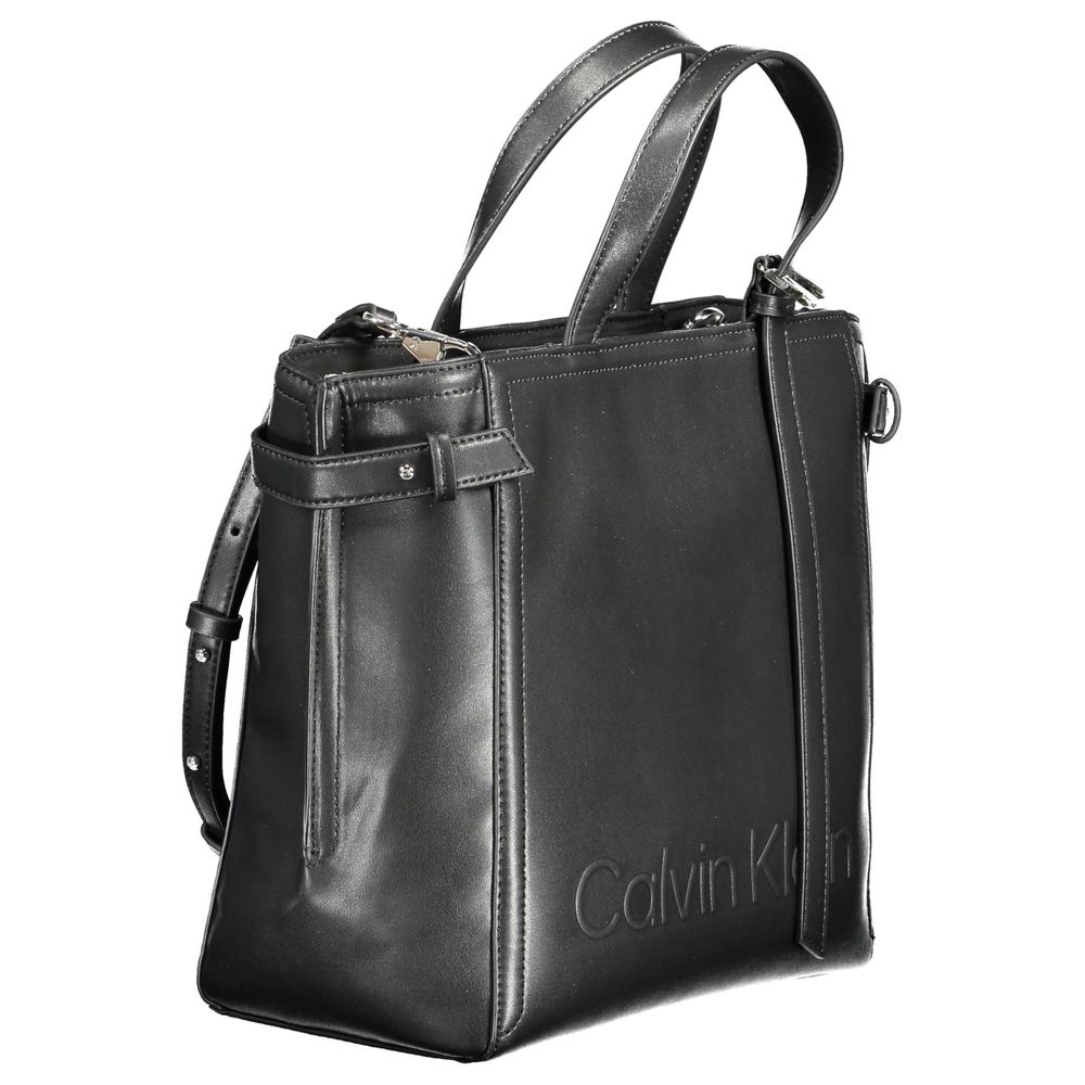 Calvin Klein Black Polyester Women Handbag