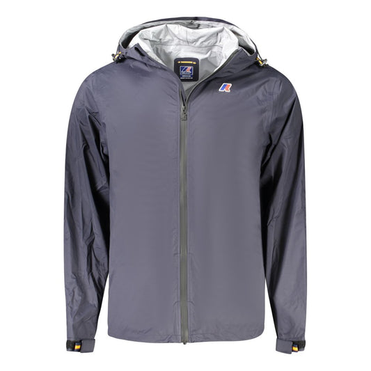 K-WAY Blue Polyamide Men Jacket