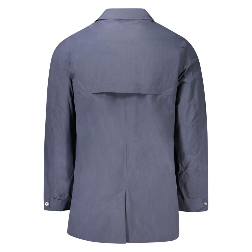 K-WAY Blue Polyamide Men Jacket