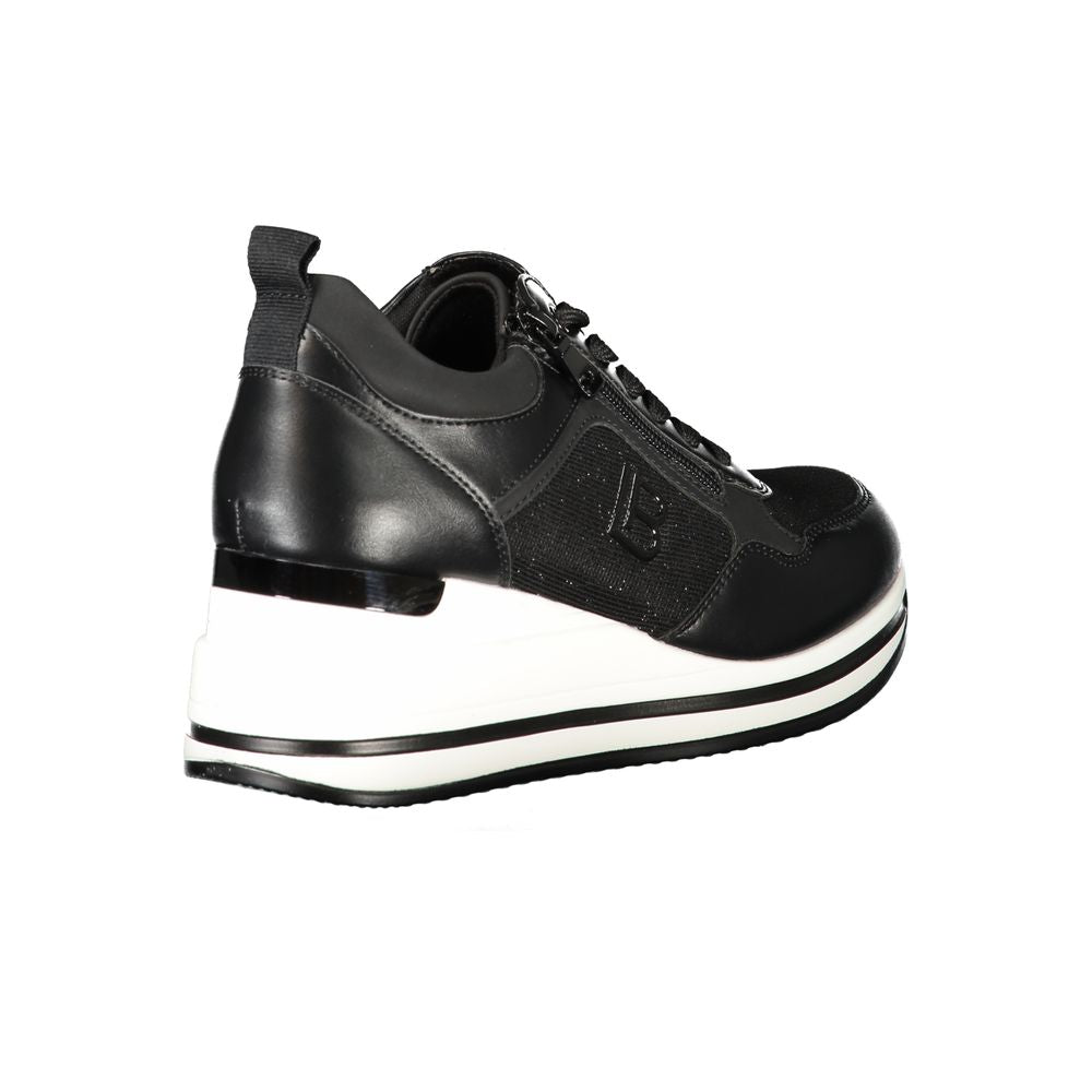 Laura Biagiotti Black Polyester Women Sneaker