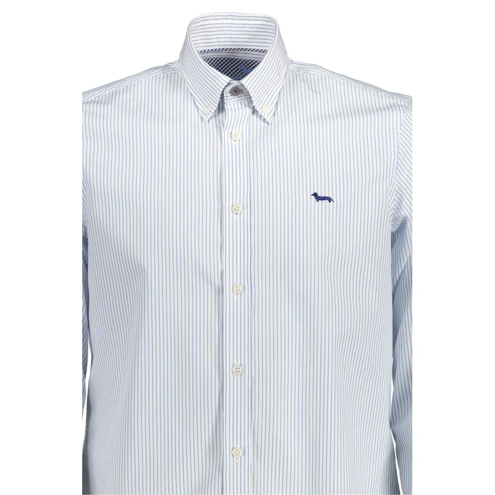 Harmont & Blaine Light Blue Cotton Men Shirt