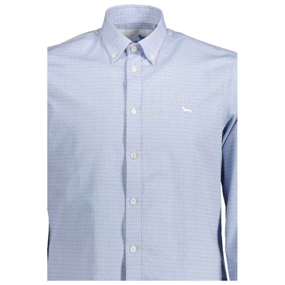 Harmont & Blaine Light Blue Cotton Men Shirt