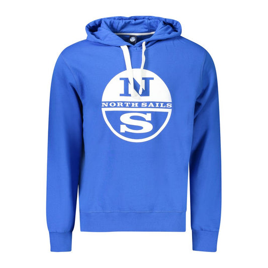 North Sails Blue Cotton Men Sweater