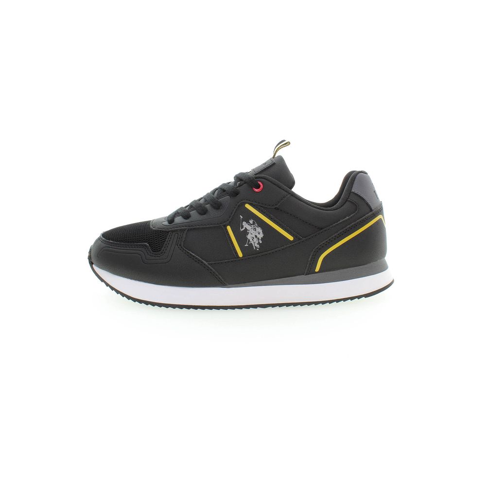 U.S. POLO ASSN. Black Polyester Men Sneaker