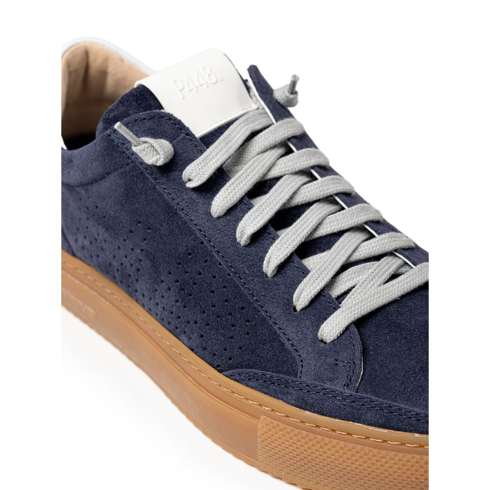 P448 Blue Leather Sneaker