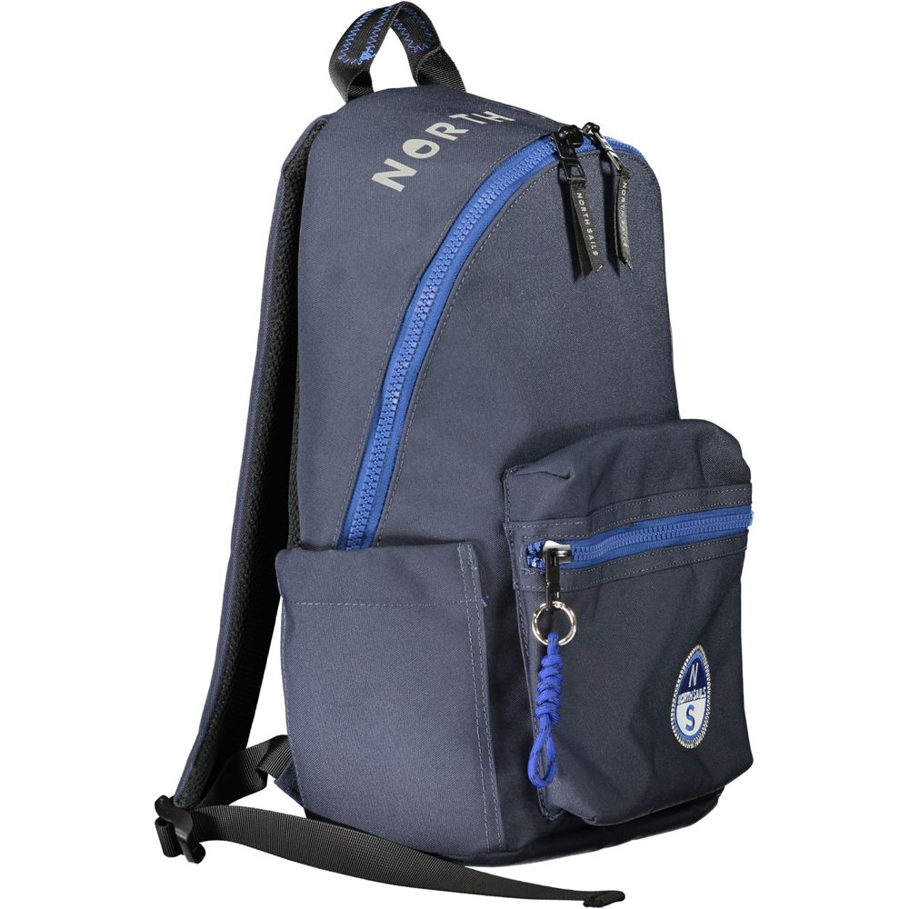 North Sails Blue Polyester Men Backpack