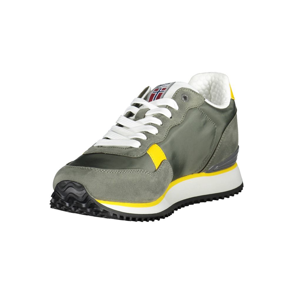 Napapijri Green Polyester Men Sneaker