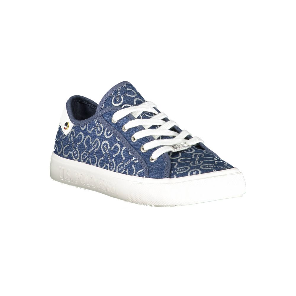 U.S. POLO ASSN. Blue Polyester Women Sneaker