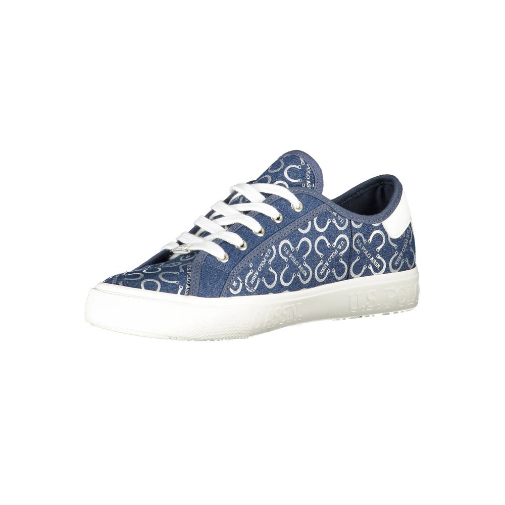 U.S. POLO ASSN. Blue Polyester Women Sneaker