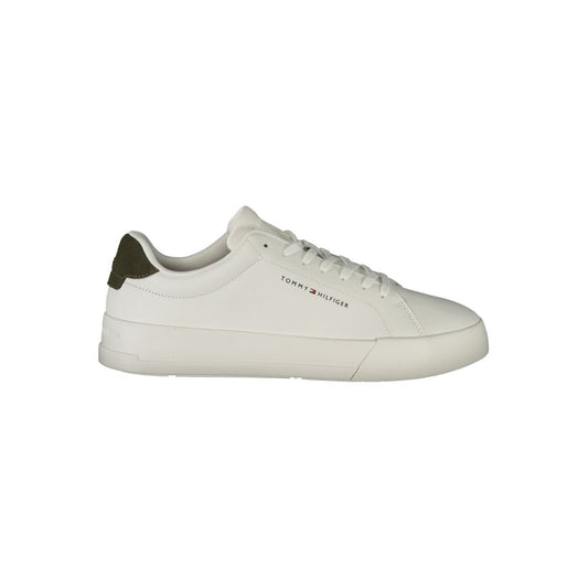 Tommy Hilfiger White Polyethylene Men Sneaker