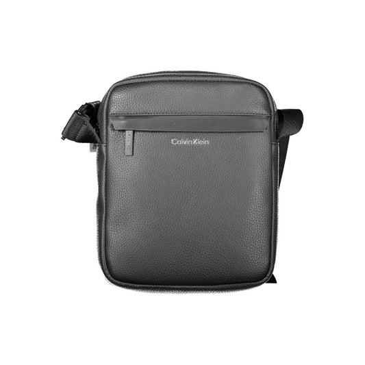 Calvin Klein Black Polyester Men Shoulder Bag