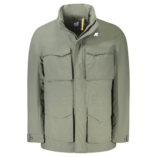 K-WAY Green Polyamide Men Jacket