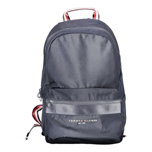 Tommy Hilfiger Blue Polyester Men Backpack