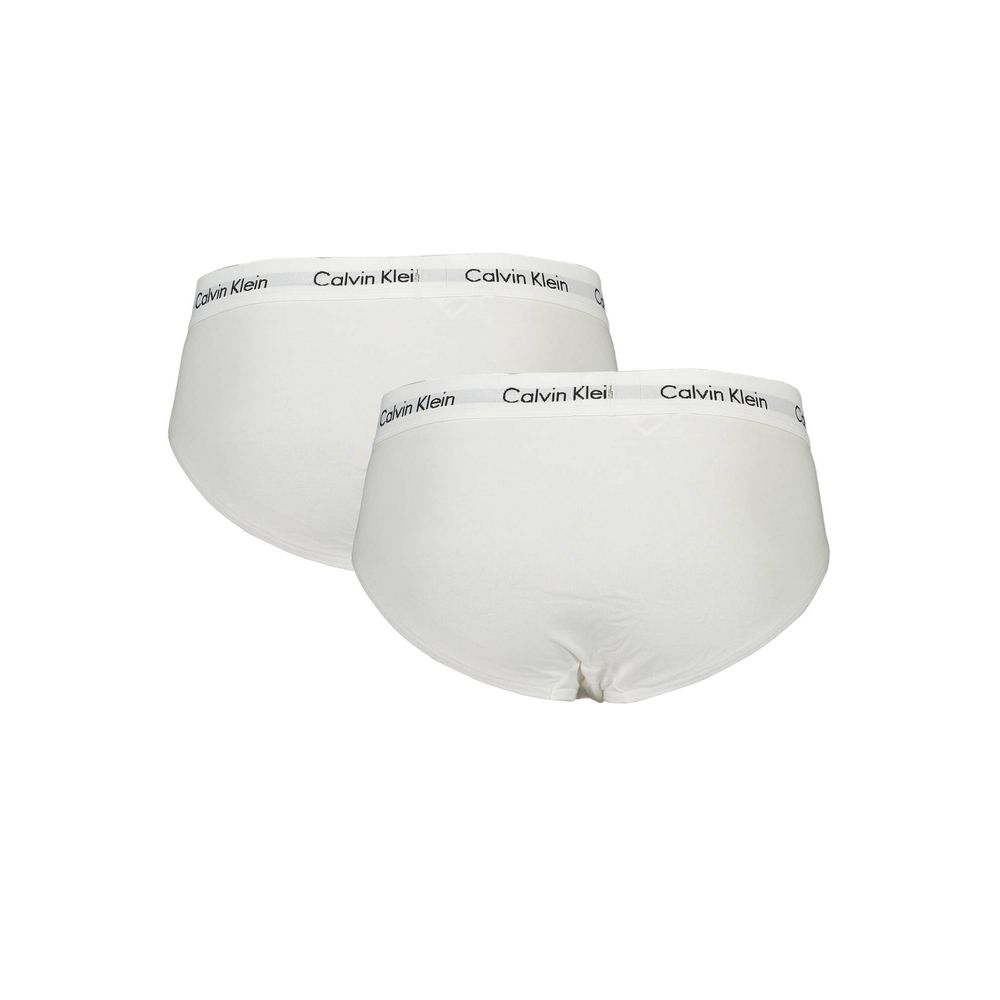 Calvin Klein White Cotton Men Brief