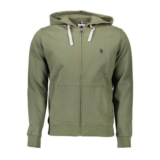 U.S. POLO ASSN. Green Cotton Men Sweater