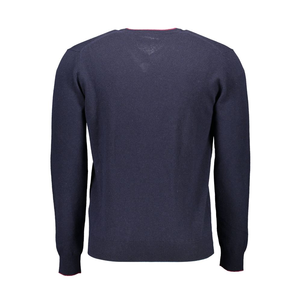 Harmont & Blaine Blue Wool Men Sweater