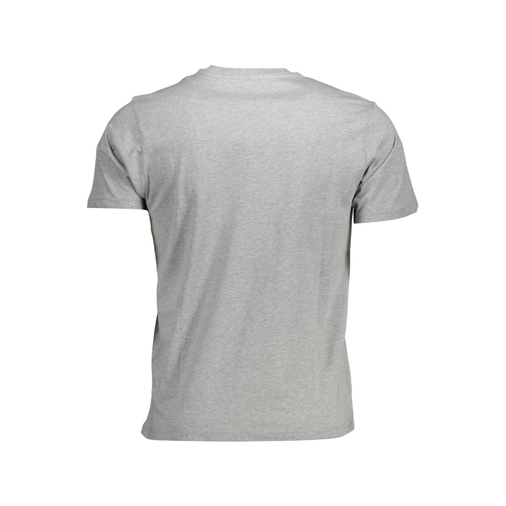 North Sails Gray Cotton Men T-Shirt