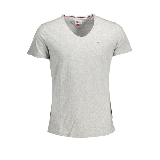 Tommy Hilfiger Gray Polyester Men T-Shirt