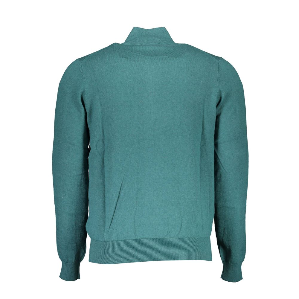 North Sails Green Cotton Men Sweater