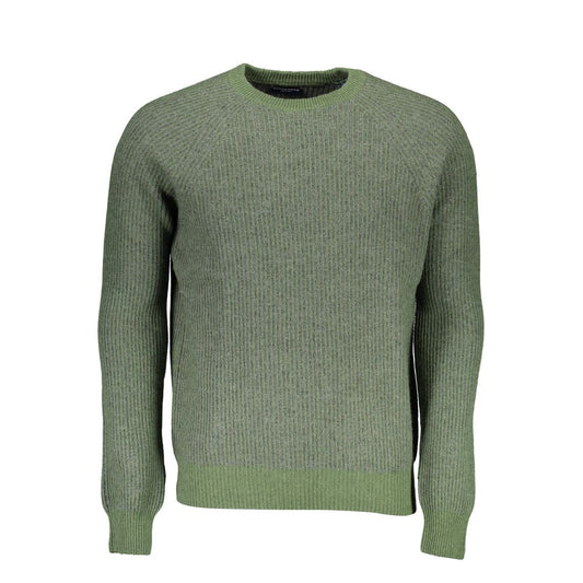 North Sails Green Wool Men Sweater