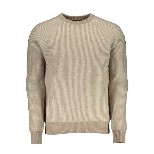 North Sails Beige Wool Men Sweater