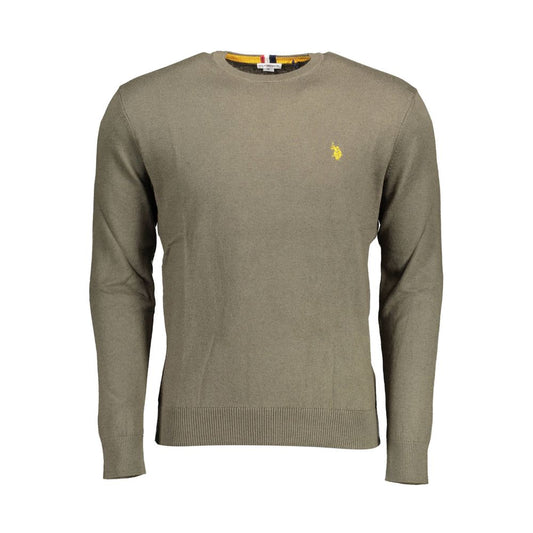 U.S. POLO ASSN. Green Cotton Men Sweater