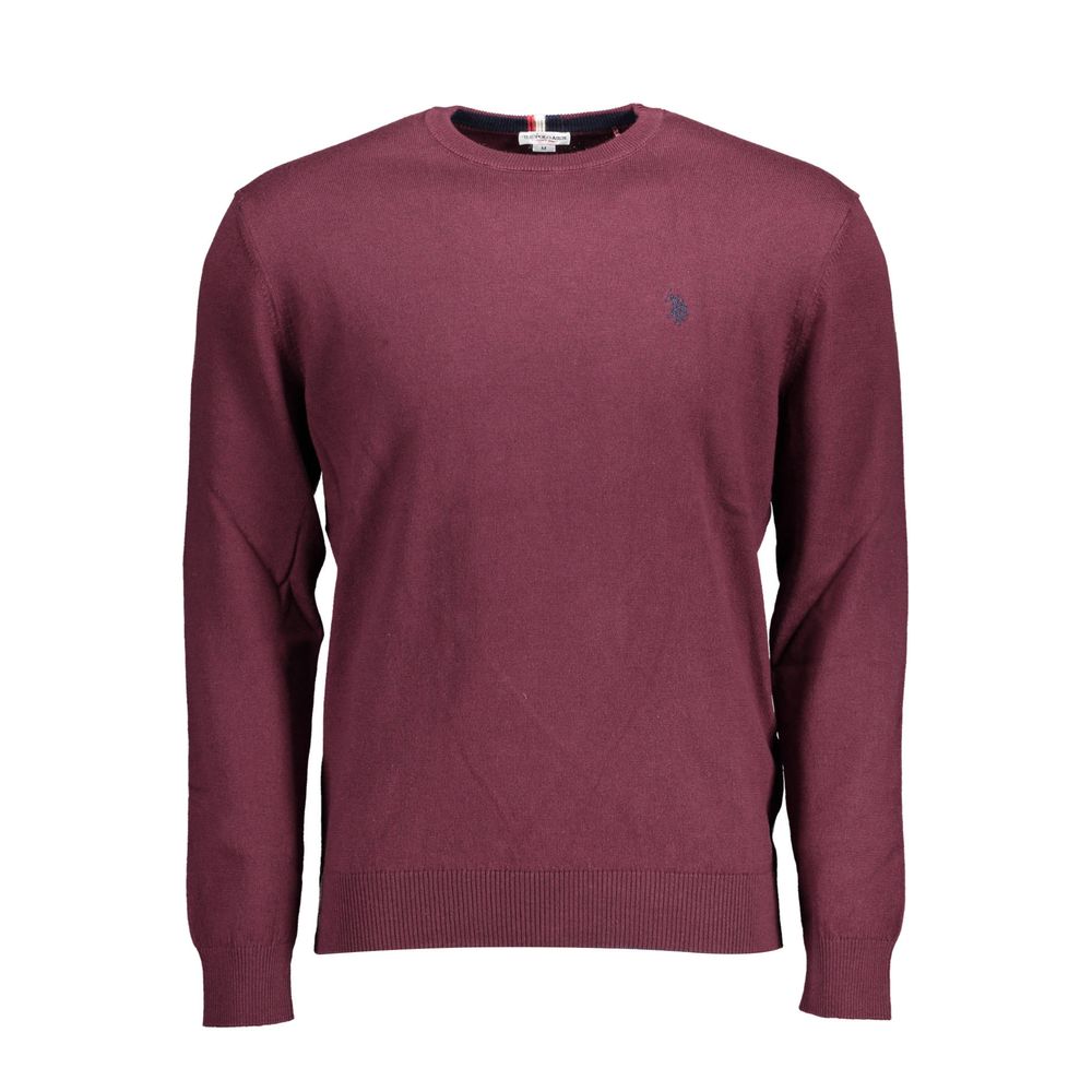 U.S. POLO ASSN. Purple Cotton Men Sweater