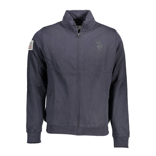 U.S. POLO ASSN. Blue Cotton Men Sweater