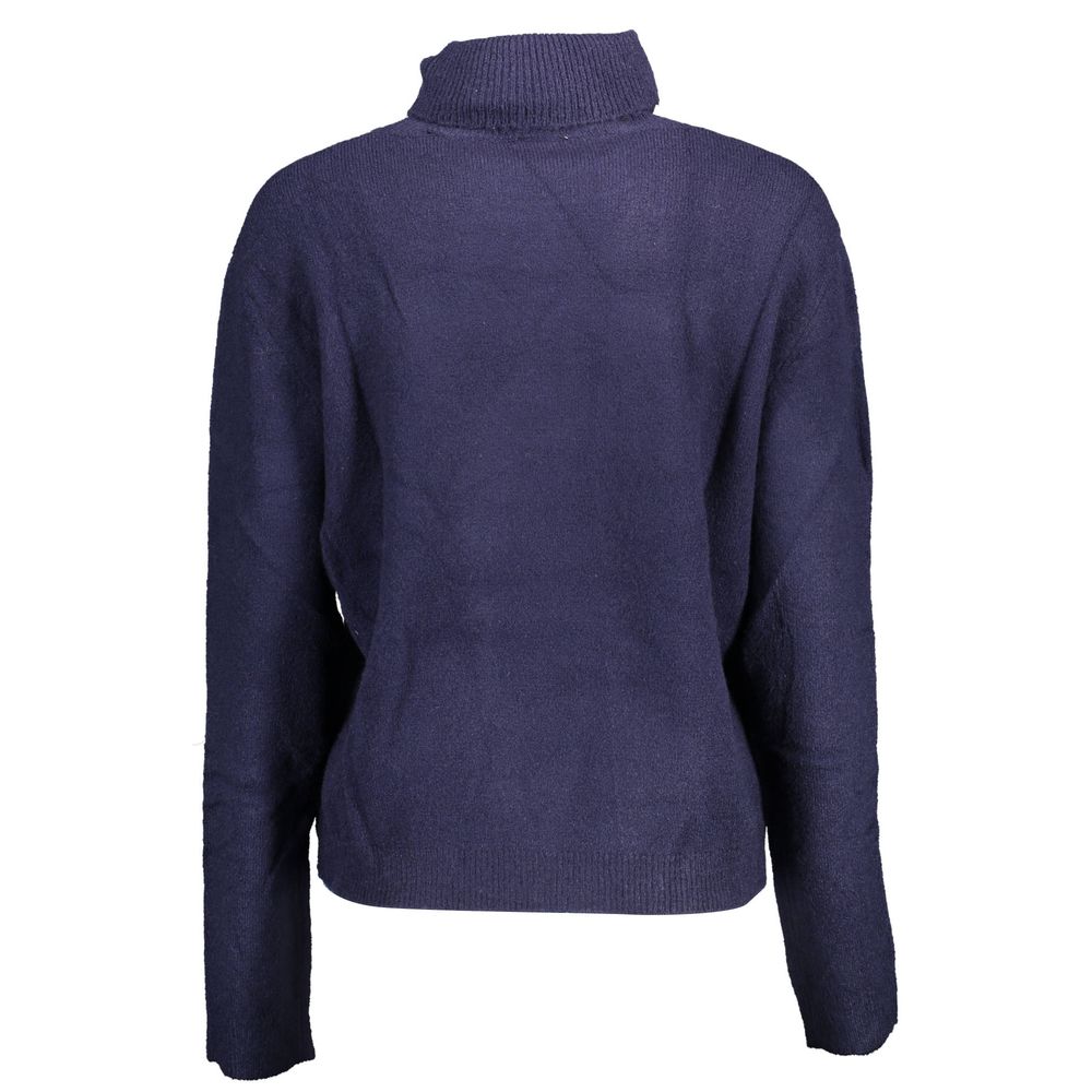 U.S. POLO ASSN. Blue Acrylic Women Sweater