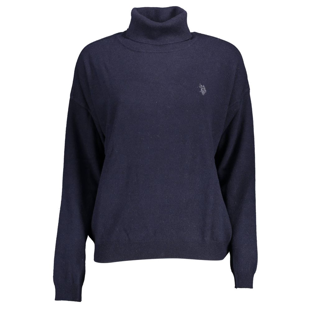 U.S. POLO ASSN. Blue Wool Women Sweater