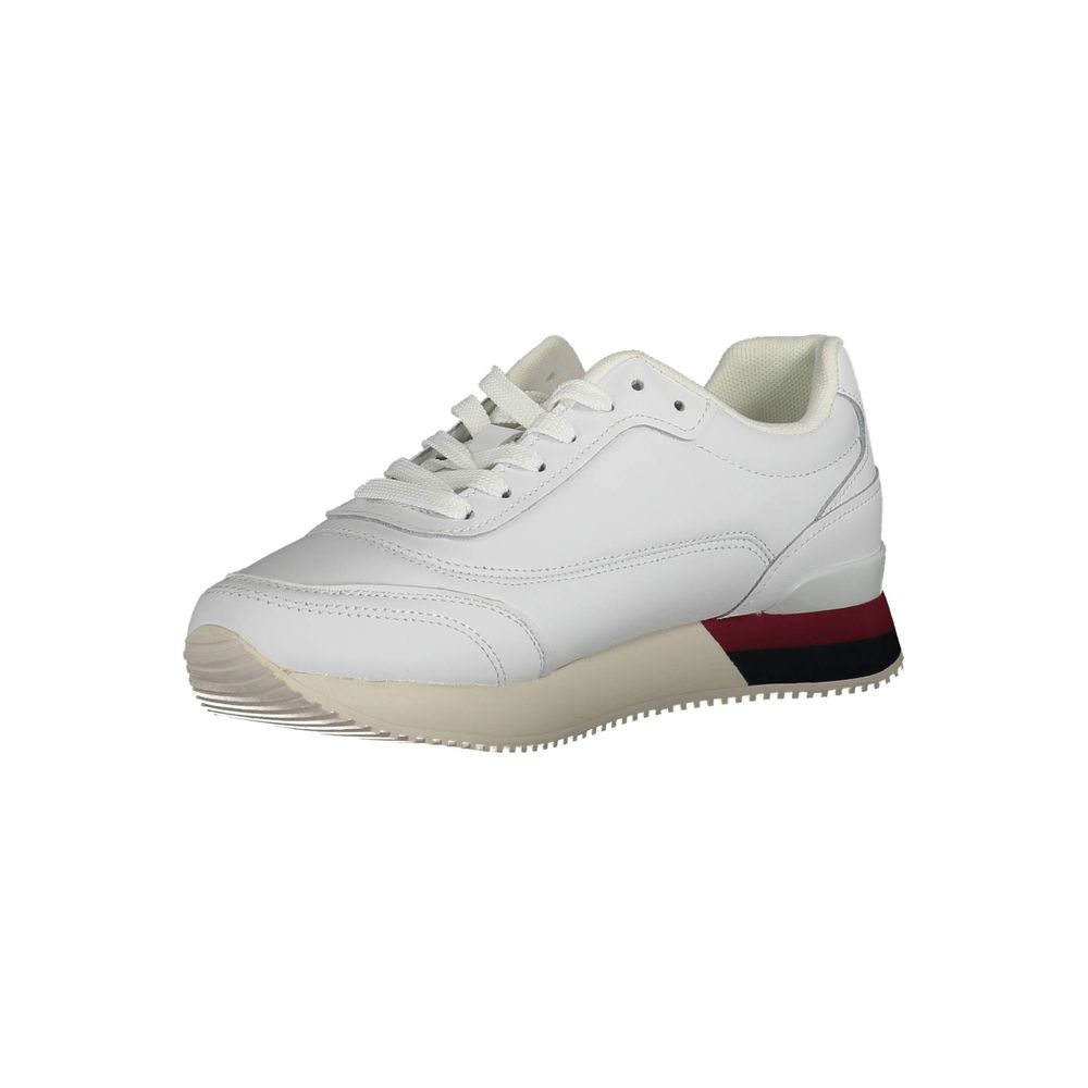 Tommy Hilfiger White Leather Women Sneaker