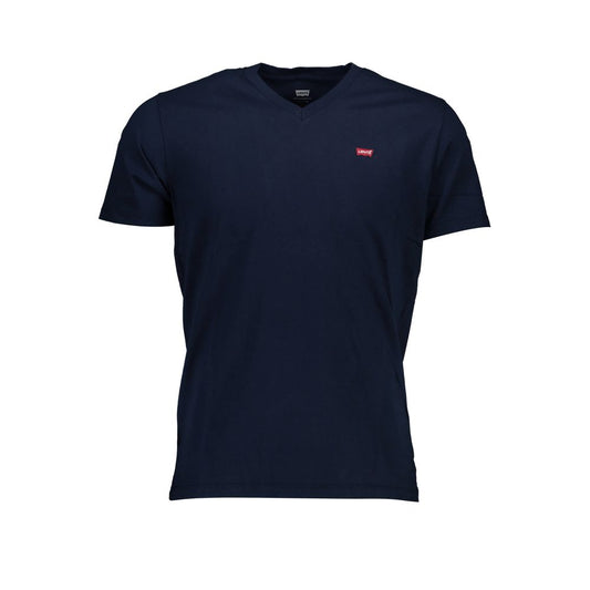 Levi's Blue Cotton Men T-Shirt