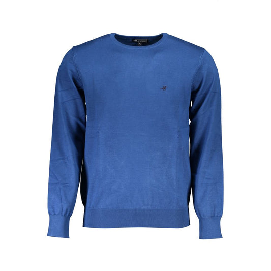 U.S. Grand Polo Blue Nylon Sweater