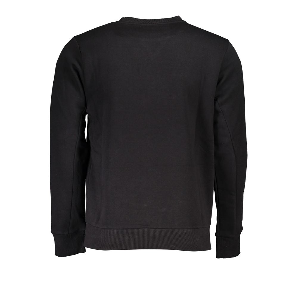 U.S. Grand Polo Chic Crew Neck Fleece Sweatshirt in Black