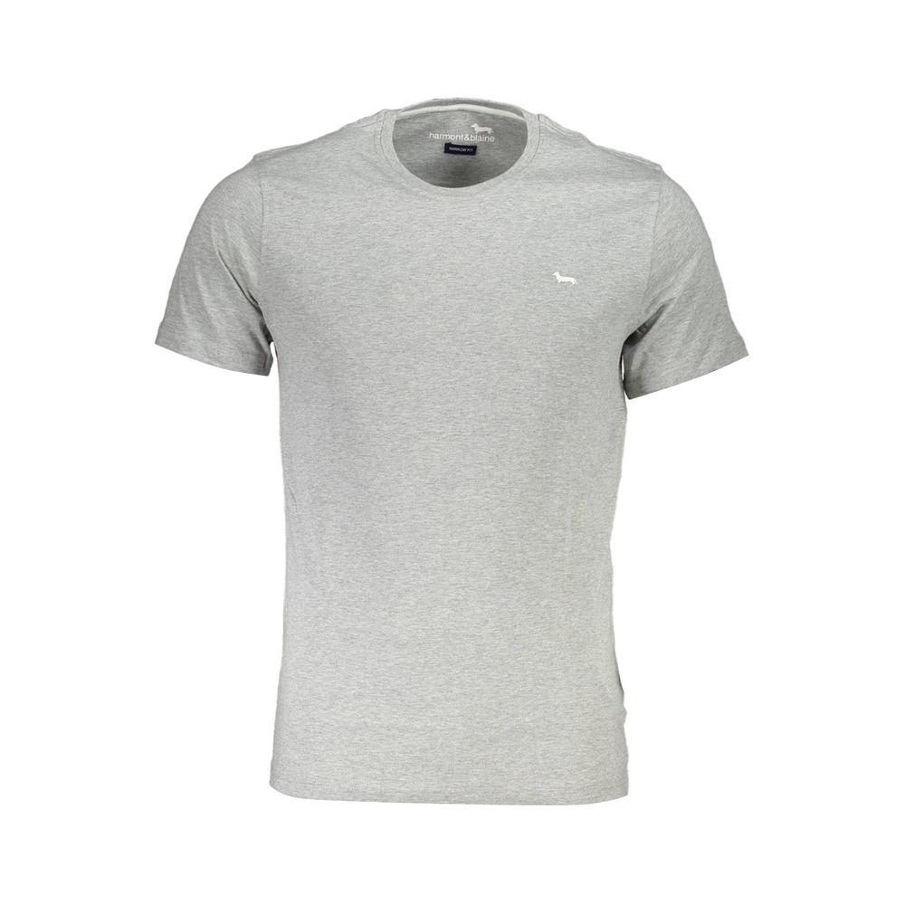 Harmont & Blaine Gray Cotton Men T-Shirt