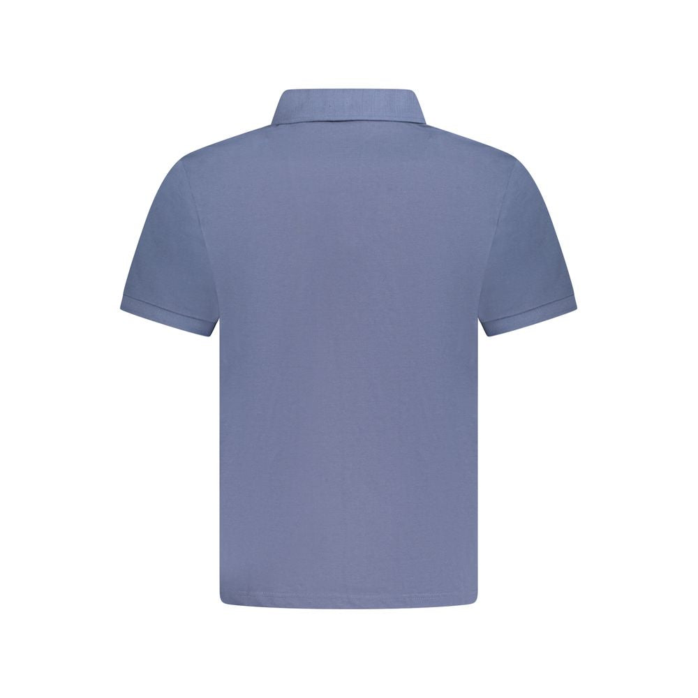 North Sails Blue Cotton Men Polo Shirt