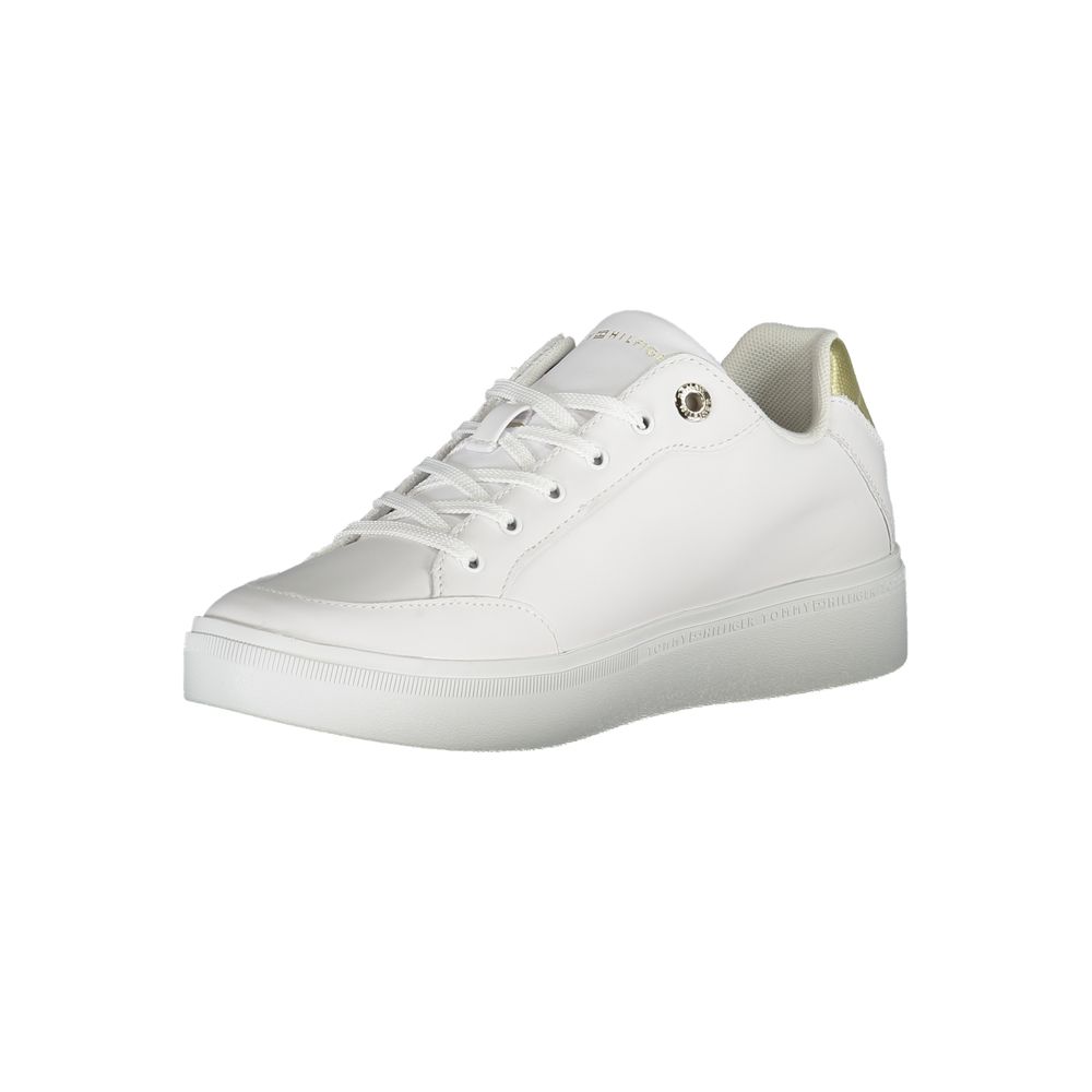 Tommy Hilfiger White Leather Women Sneaker