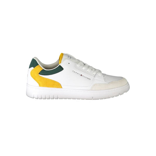 Tommy Hilfiger White Polyethylene Men Sneaker