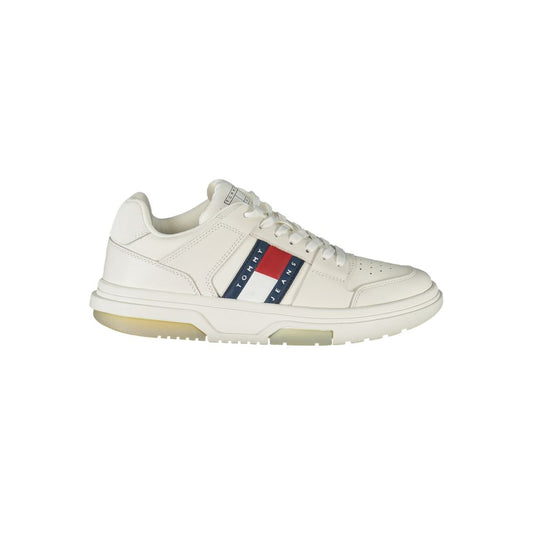 Tommy Hilfiger White Leather Women Sneaker