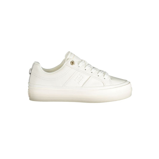 Tommy Hilfiger White Polyethylene Women Sneaker