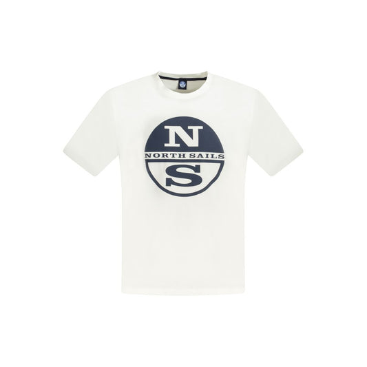 North Sails White Cotton Mens TShirt