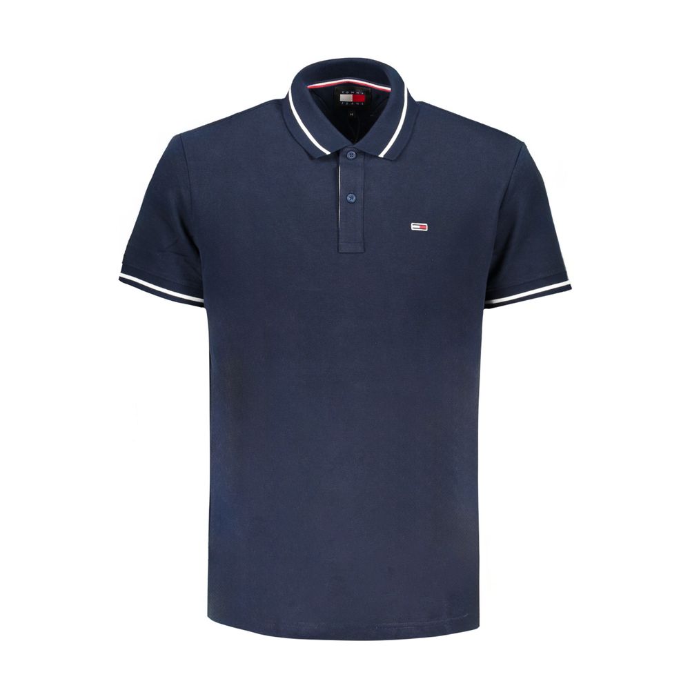 Tommy Hilfiger Blue Cotton Polo Shirt