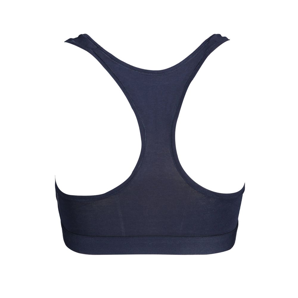 Tommy Hilfiger Blue Cotton Women Sports Bra