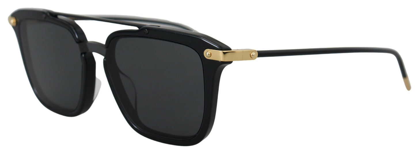 Dolce & Gabbana Chic Square Frame Browline Sunglasses