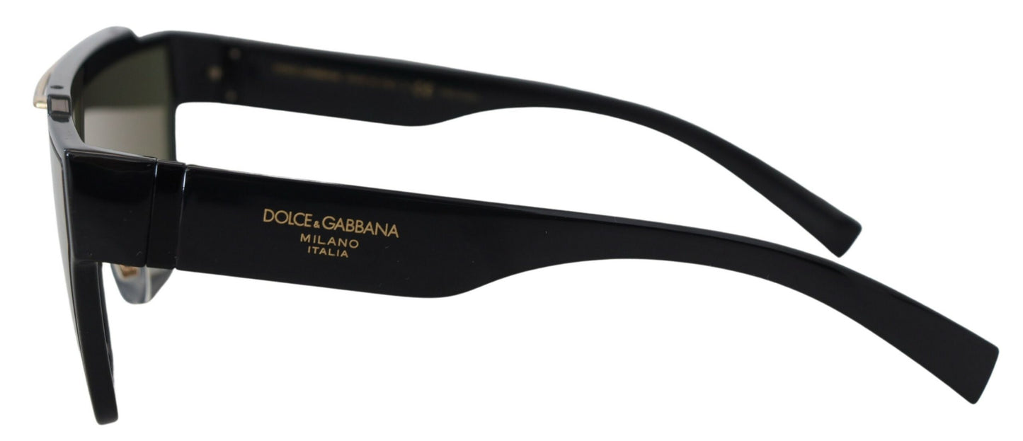 Dolce & Gabbana Chic Yellow Acetate Sunglasses for Women