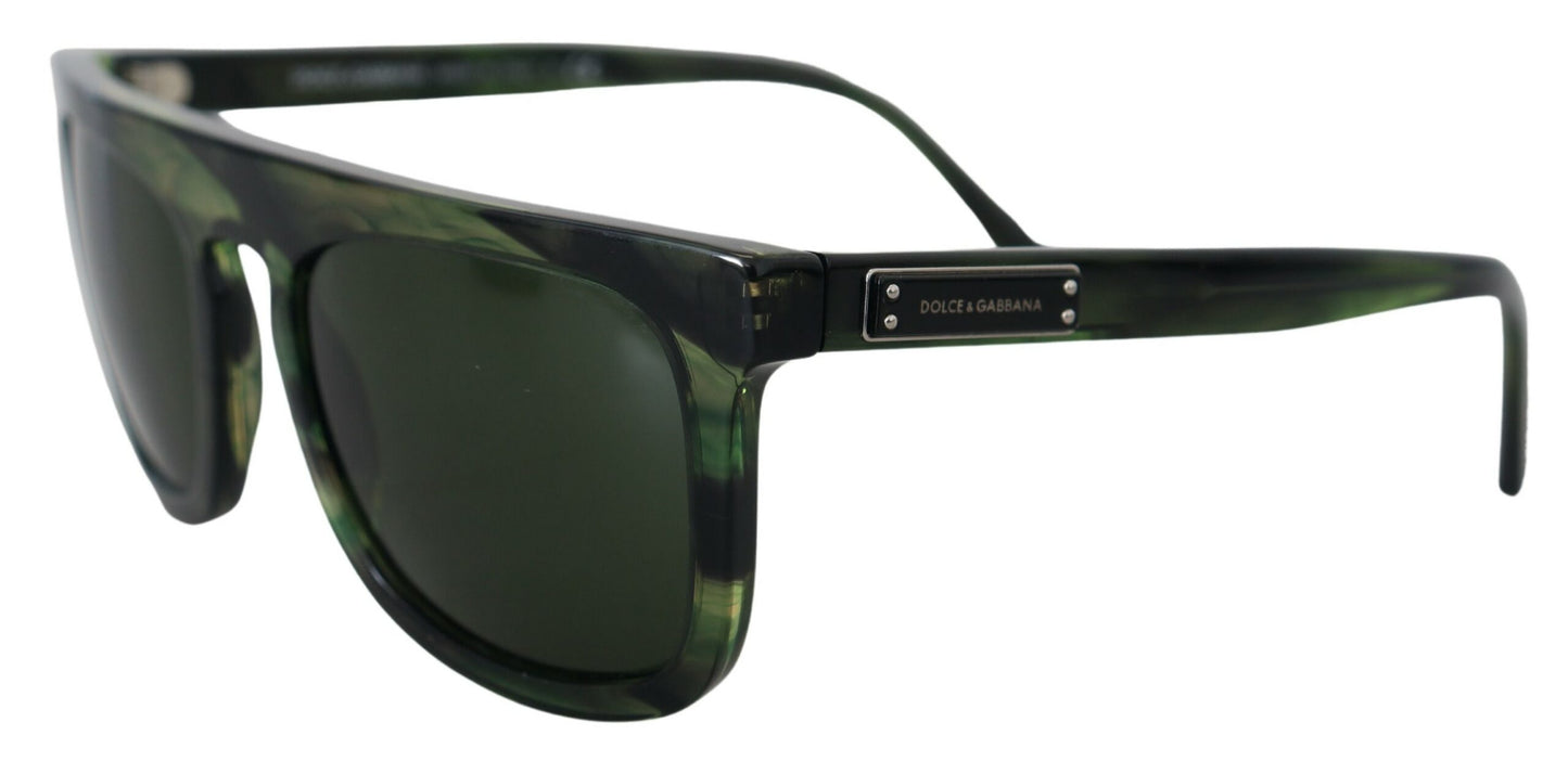 Dolce & Gabbana Chic Green UV Protection Sunglasses