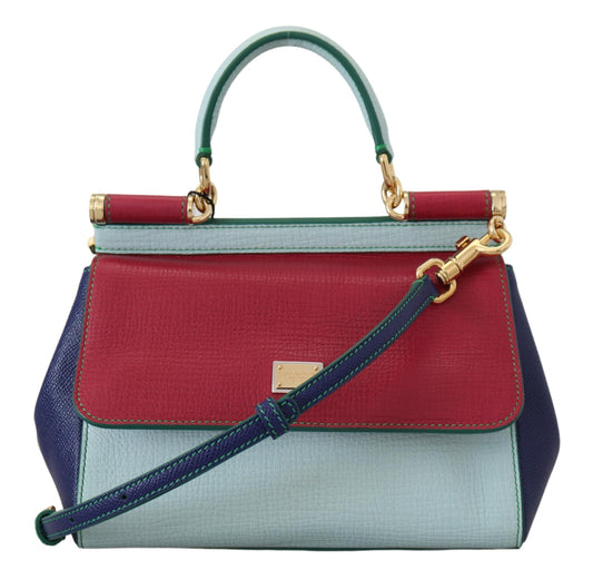 Dolce & Gabbana Elegant Multicolor Leather Shoulder Bag