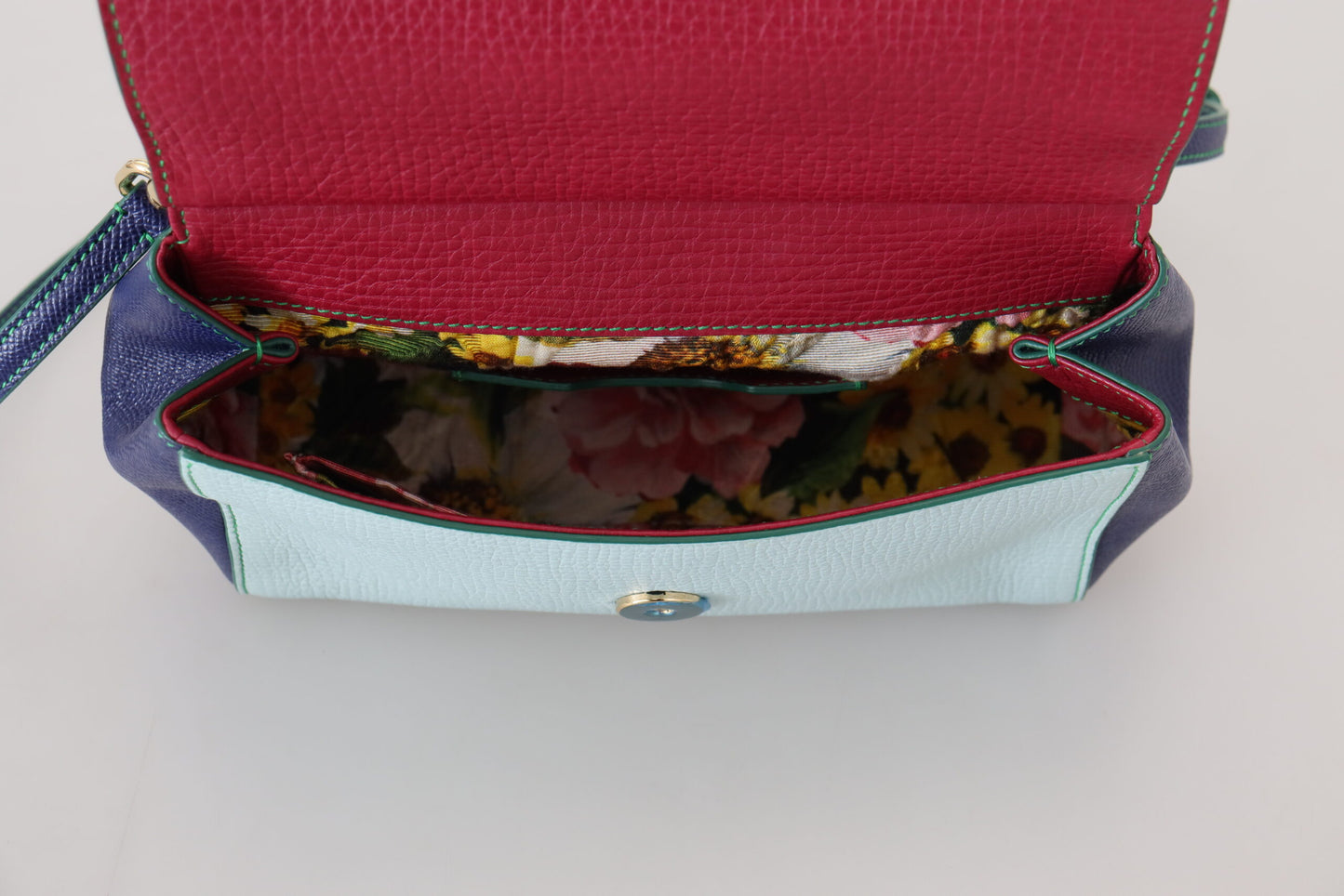 Dolce & Gabbana Elegant Multicolor Leather Shoulder Bag