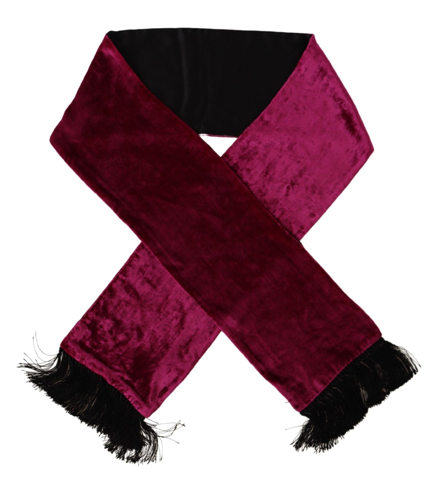 Dolce & Gabbana Elegant Magenta Silk Men's Scarf